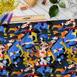 Ткань таффета «кордебалет» пабло пикассо