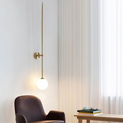 Настенный Светильник Lines Ball 200 Black By Imperiumloft