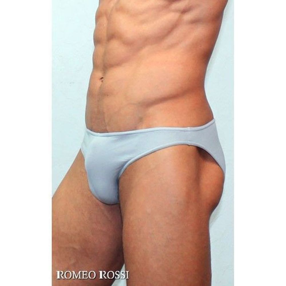 Мужские трусы брифы классические светло-серые Romeo Rossi Dream Brief RR2005-03