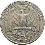1/4 доллара. (?) США. Медно-никель. 1980 год. F-VF