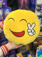 Мягкая игрушка Смайл Подушка смайлик круглая