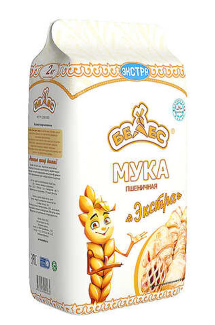 Мука пшеничная "Белес Экстра" 2кг. Казахстан