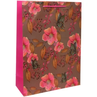 Пакет подарочный «Цветочный рай» 31*42*12 см, микс