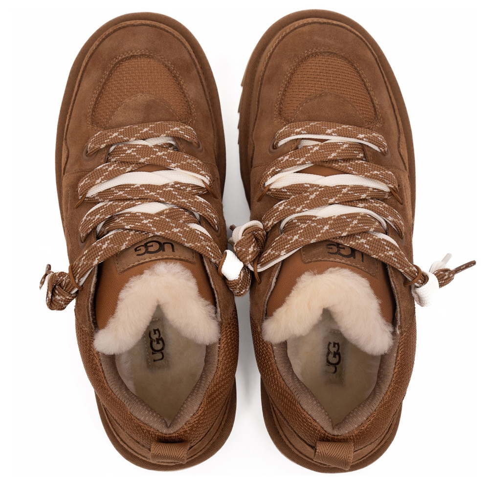 UGG Mens Lowmel Low Sneaker Chestnut