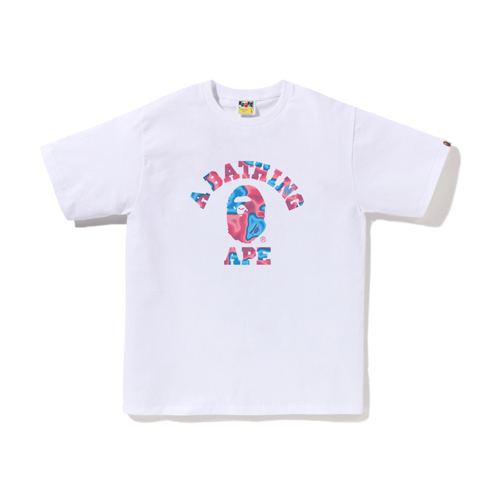 A Bathing Ape Liquid Camo College Tee