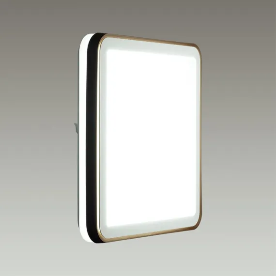 7621/DL PALE SN 162 Светильник пластик/черн./медный LED 48Вт 3000-6300K 440х440 IP43 пульт ДУ EFFA