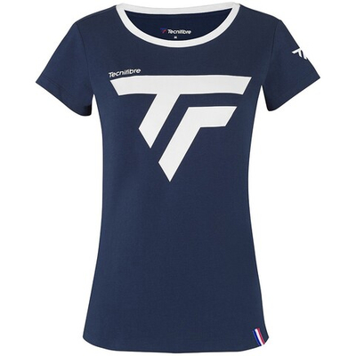 Женская теннисная футболка Tecnifibre Lady Training Tee - navy