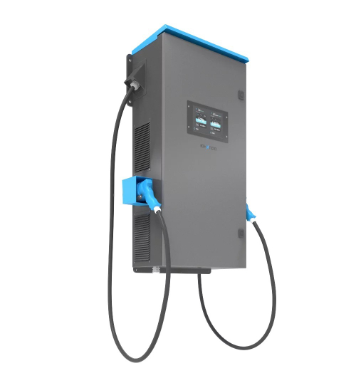 Зарядная станция Юнипро TRIO 30 кВт (3 из CCS, GB/T, СHAdeMO) ОСРР POS