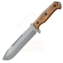 Нож Kizlyar Supreme Survivalist-X AUS-8 дерево, Wood/Stonewash
