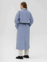 Плащ FOS Длинный Женский Голубой