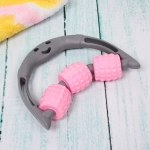 Массажер роликовый для тела «Universal» 3 ролика, 15*13*3,5 см, розовый