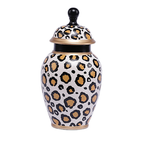 Ваза с крышкой Леопард, 34 см