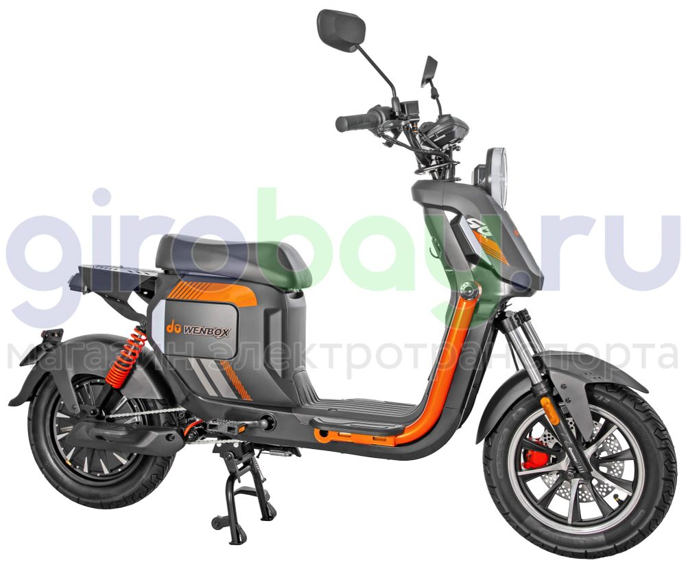 Электроскутер WENBOX U2 1500W (60V/45Ah) - Чёрный фото №3