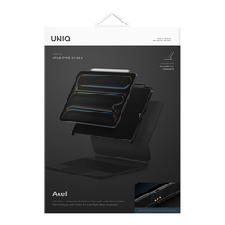 Uniq для iPad Pro 13 (2024/25) чехол AXEL Sanp-easy Magnetic Black