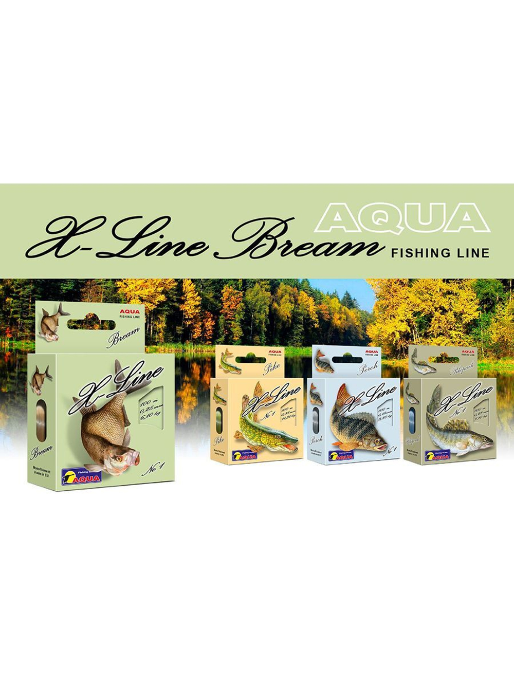 Полиэстровая леска X-Line Bream (Лещ) 0,18 мм 1 шт