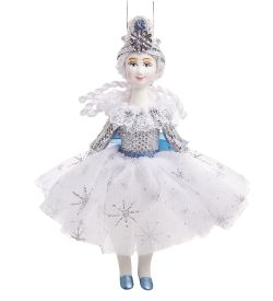 РусКукла RK-788 Кукла подвесная «Девочка-Снежинка»