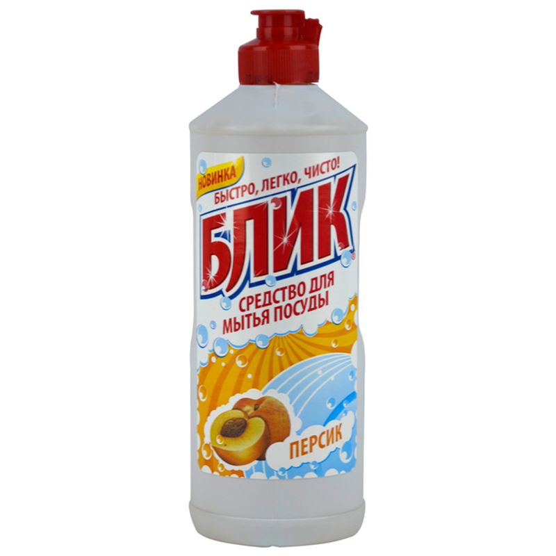 Средство для посуды БЛИК Персик 500 мл/бут 15 бут/кор