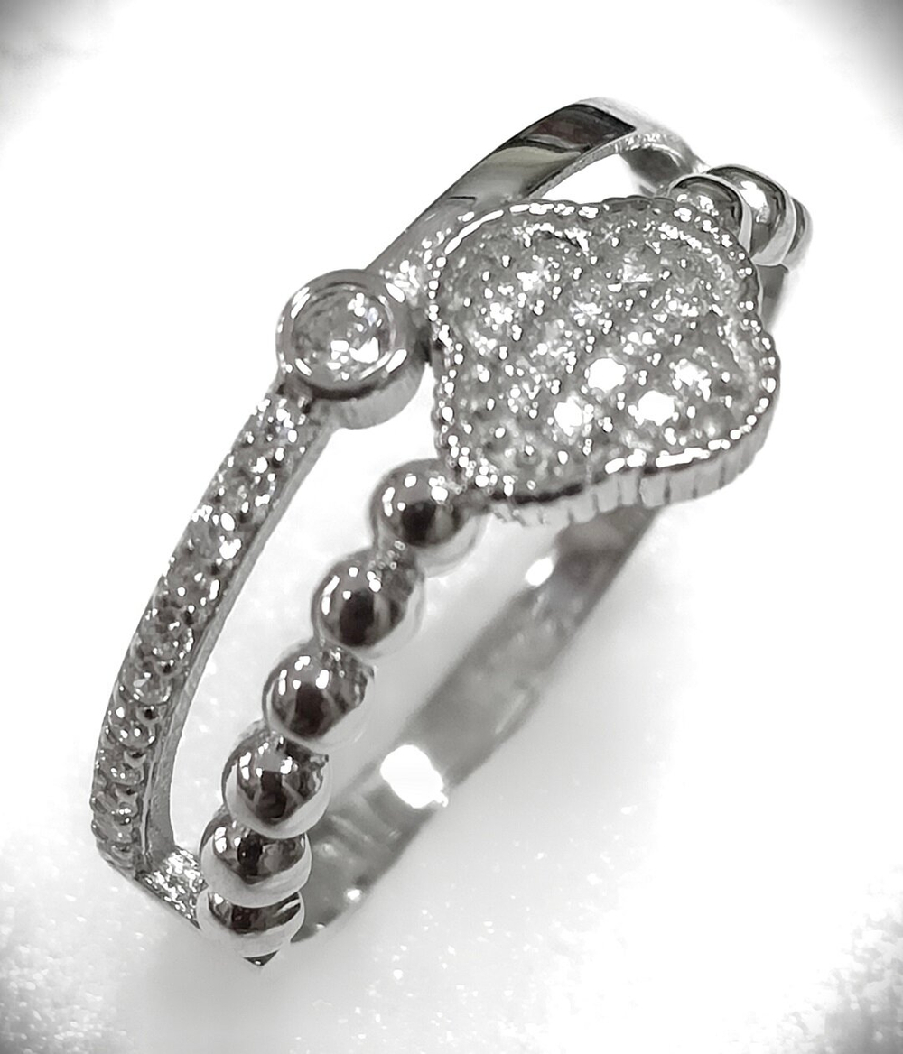 "Эстерелла" - ювелирное серебряное кольцо 925 пробы