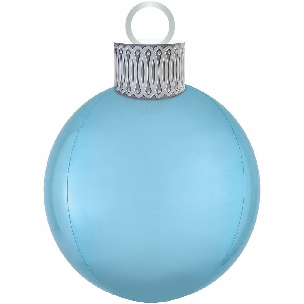 Новогодний шар Голубой (под воздух)  Изображение2