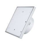 Вытяжной тонкий вентилятор для ванн ММ-Р 08 квадрат прямой 90 м³/час с обратным клапаном под плитку