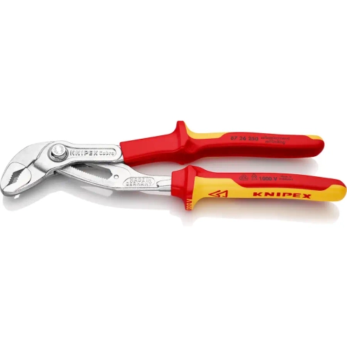 Cobra® VDE хромированные 250 мм Knipex 87 26 250 SB