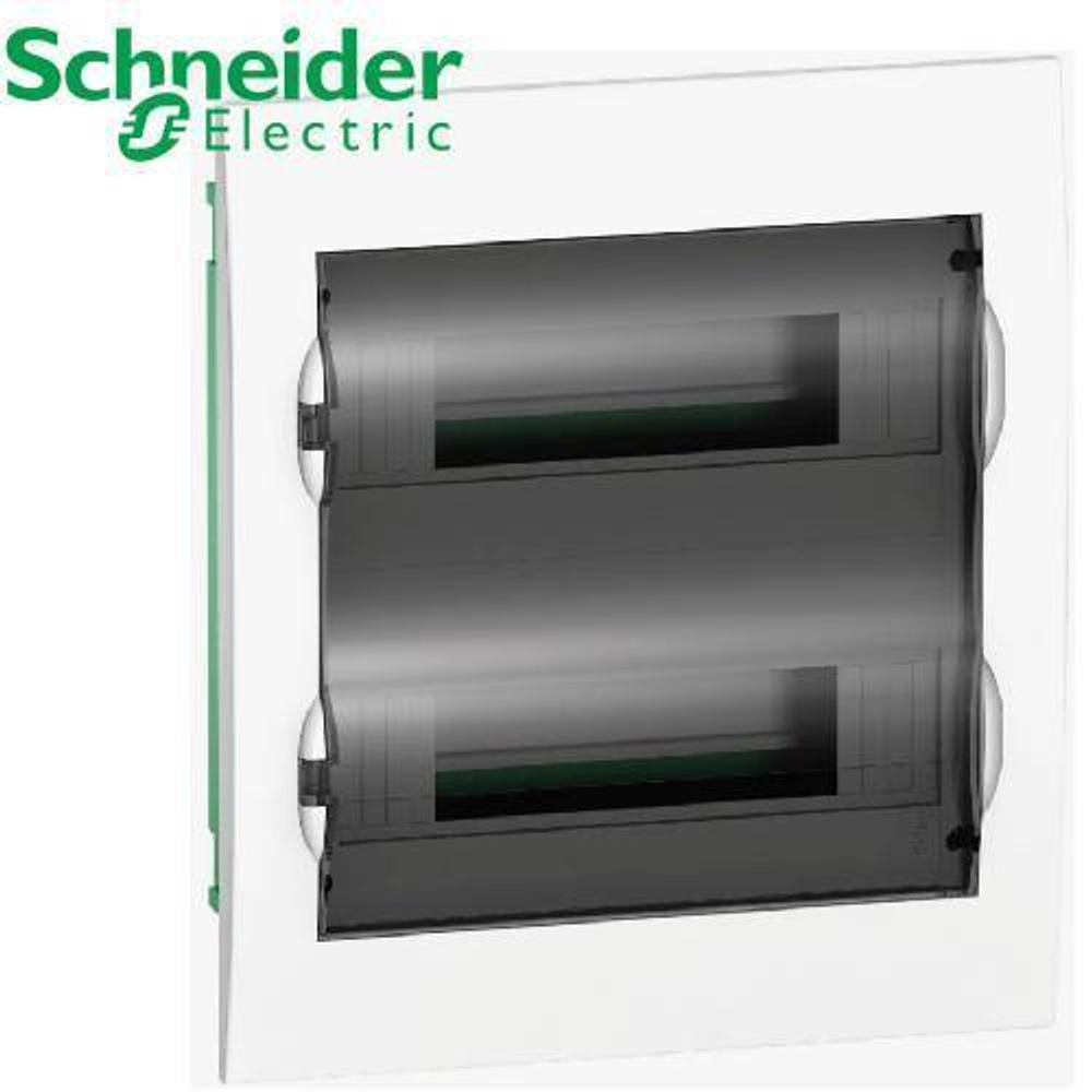 Бокс Schneider Electric 24М в нишу (прозрачная дверь)