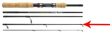 Секция №2 к спиннингу Volzhanka S. Mezencev concept