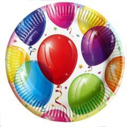 Тарелки "Яркие шары" 18 см. 6 шт.