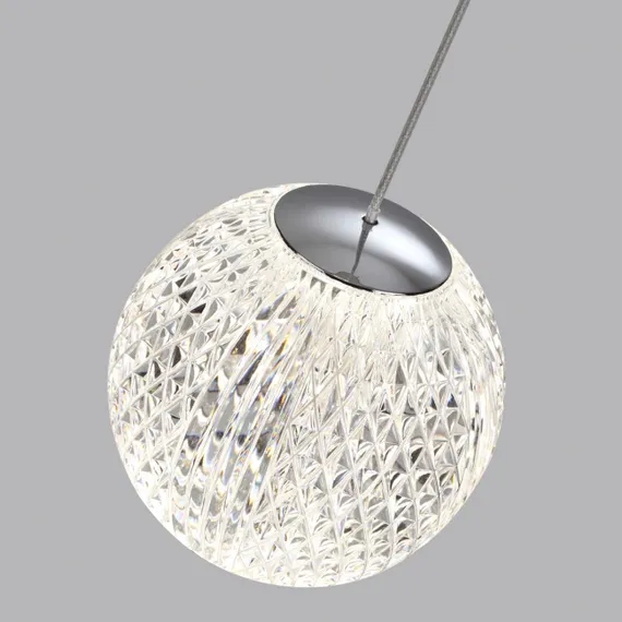 5007/5LA L-VISION ODL24 567 хром/металл/акрил Подвес LED 5W 4000K 365лм CRYSTAL
