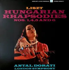 Liszt: Hungarian Rhapsodies Nos.1, 4, 5 And 6 - LP