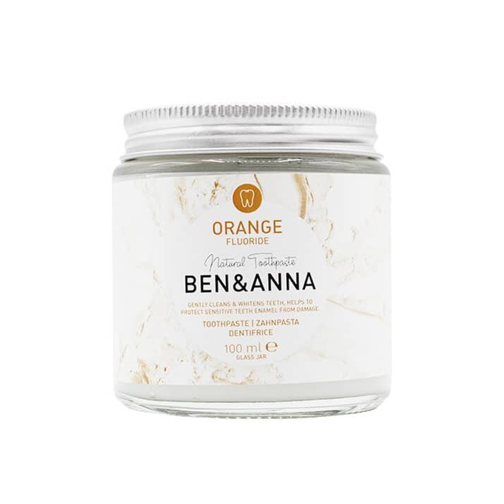 Зубная паста Ben & Anna со вкусом апельсина и фтором., 100 мл