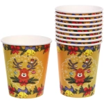 Стакан бумажный 0,2л в наборе 10 шт «Лесной праздник»