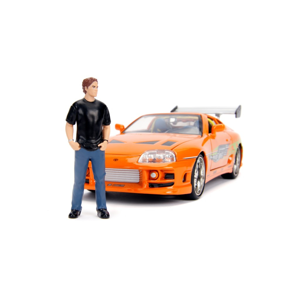 JADA Fast & Furious - Металлическая машина 1995 Toyota Supra 1:24 + фигурка Брайан О'Коннер 3307383