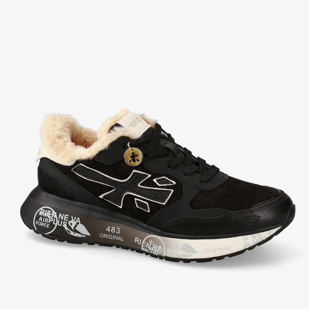 Комбинированные кроссовки Premiata Lauryn 7803М на меху