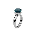 Кольцо Qudo Firenze london blue 19 мм 626090 BL/S
