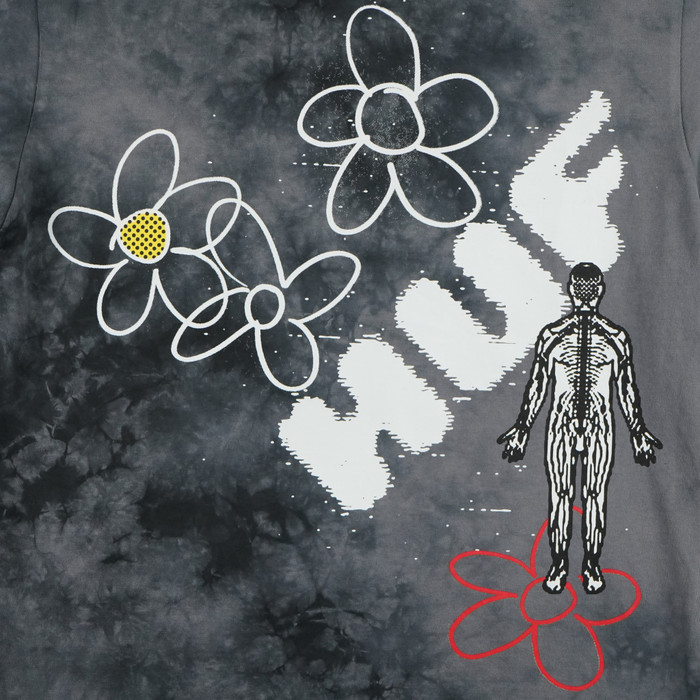 Футболка мужская HUF Outerbody артикул:TS01496 BLACK - купить в магазине Дайс