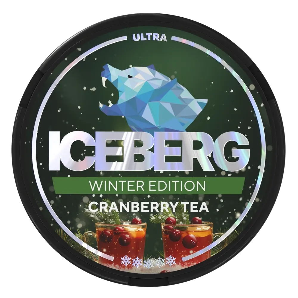 ICEBERG ULTRA WINTER EDITION CRANBERRY TEA (150 МГ) - КЛЮКВЕННЫЙ ЧАЙ