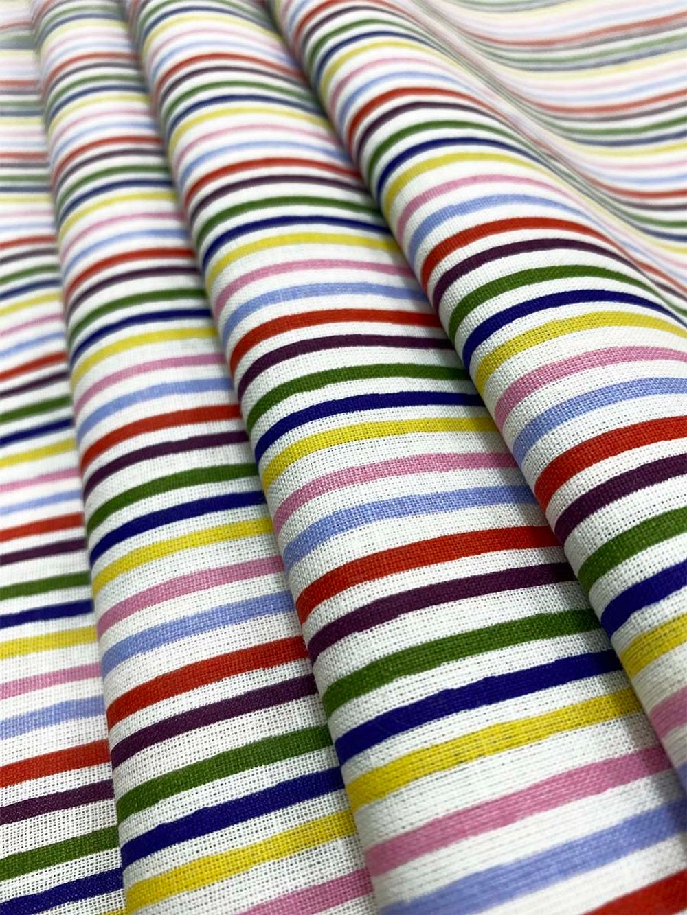 Наволочка комплект 2шт перкаль Сказка "Радужная полоска" 70x70 см на молнии