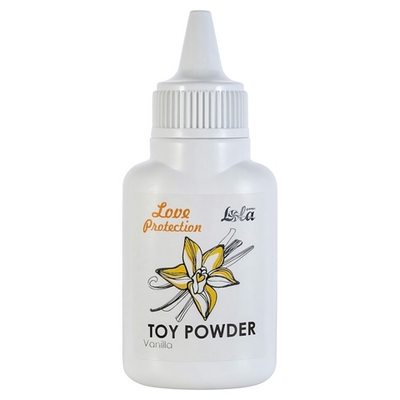 Пудра для игрушек ароматизированная Love Protection Ваниль 15 гр (Цвет: белый)
