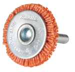 Щетка нейлоновая дисковая (d38 мм, красная, G80, 6 мм) Makita D-45565 38 мм 80G Дисковая Нейлон Оранжевая Шлифование