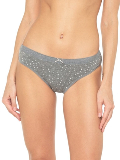 Трусики-слипы в мелкую бабочку (Размер: S) (Цвет: серый)