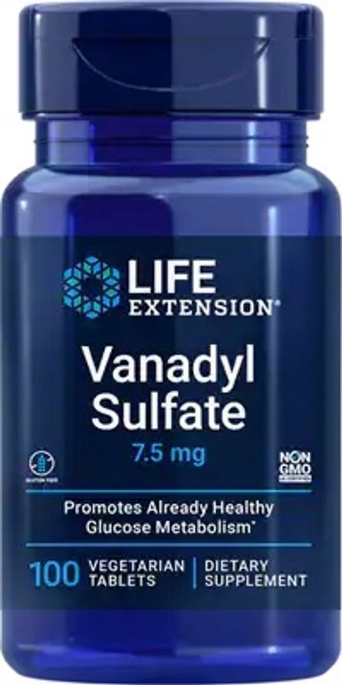 Vanadyl Sulfate 7,5 mg 100 veg tabs