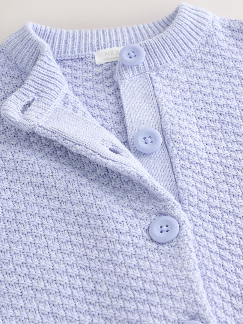 Кардиган вязаный для девочки Next E25-050, Голубой