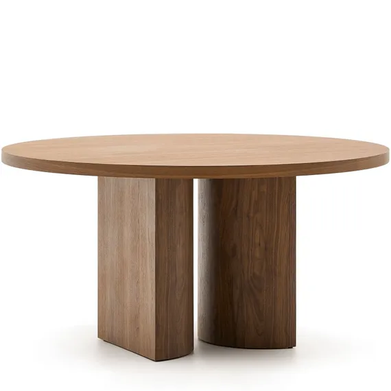 Стол Nealy Ø 150 см, шпон темного ореха