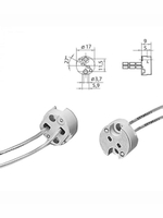 Патрон для ламп G4-6.35 с проводом 5штук 10см.