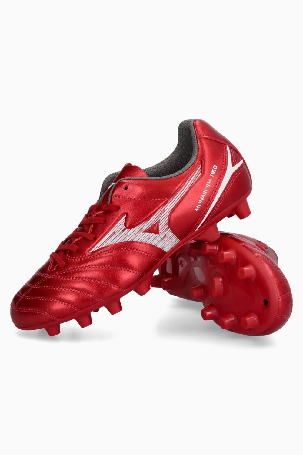 Бутсы Mizuno Monarcida Neo III Select FG 40th Junior - красный