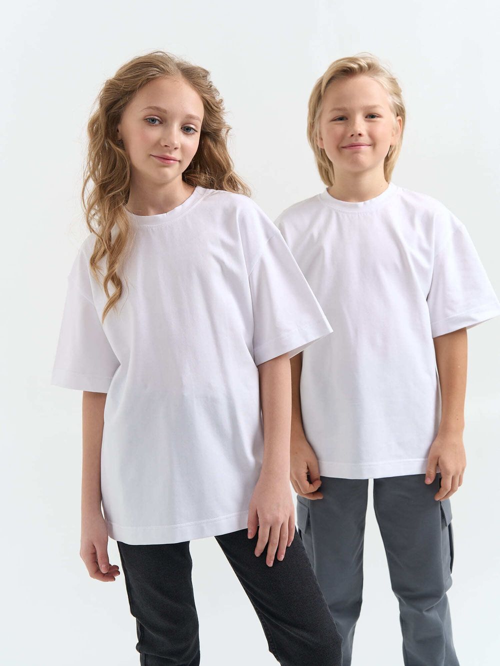 Футболка оверсайз "Белая" 7+