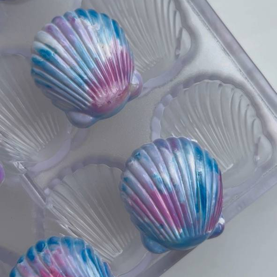 751 | Форма для шоколадных конфет &quot;Ракушка&quot; (275*135 мм)