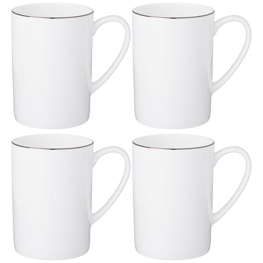 НАБОР КРУЖЕК LEFARD "КРИСТАЛ'' ПЛАТИНУМ 4 ШТ. 480 МЛ