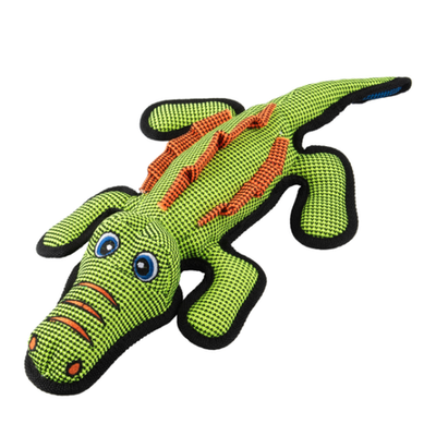 Игрушка mr.kranch для собак аллигатор плюшевая с пищалкой 47 см зеленая (34001)